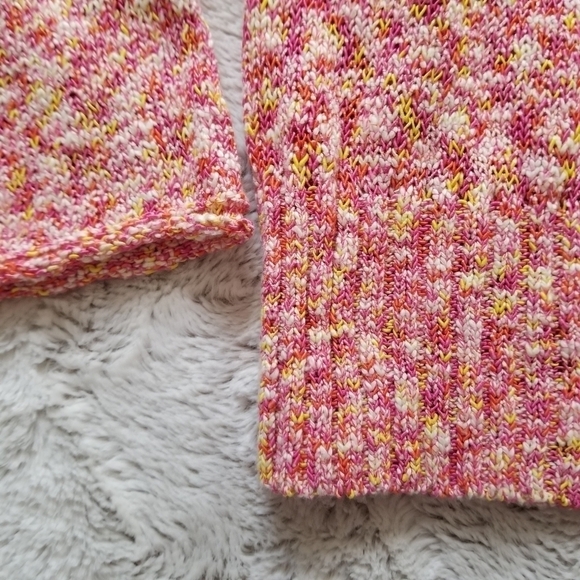 Magaschoni Pink Multicolor Cotton Blend Knit Sz S - Picture 6 of 9